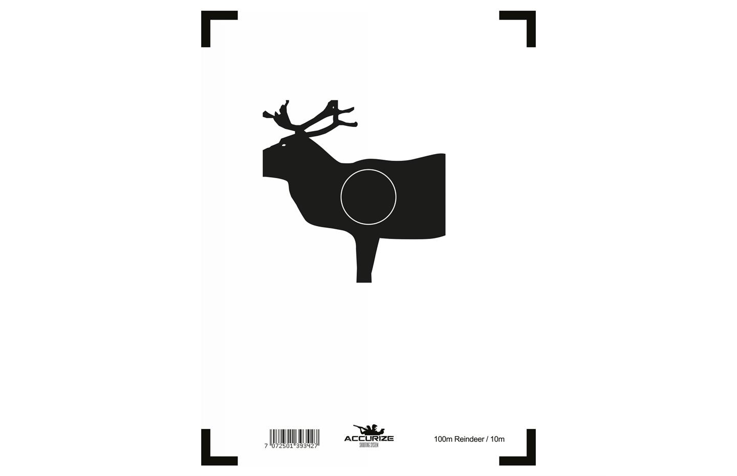 Accurize front target reindeer 100m/10m Image