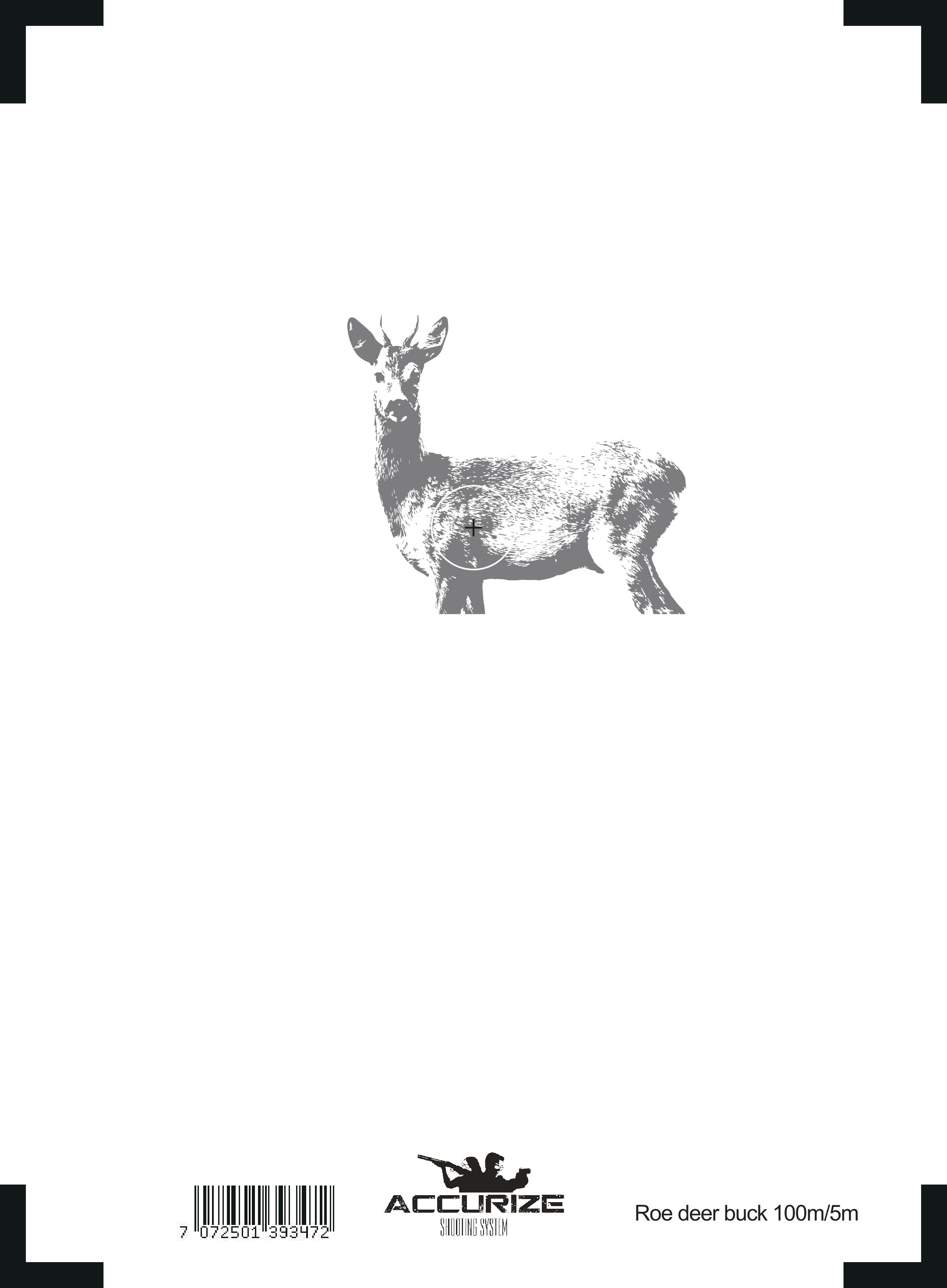 Accurize front target Roedeer buck/5m Image